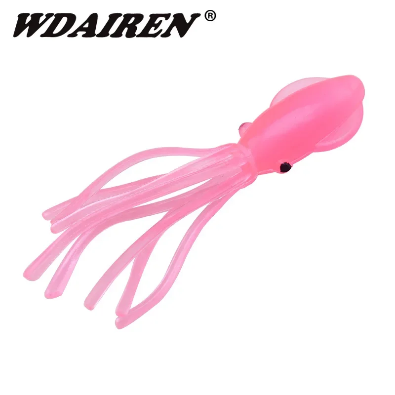 3Pcs/lot Luminous Silicone Soft Fish Octopus Head 68mm 3.7g DIY Sabiki Rig Material Lure Soft Bait for Makerel White Fish WD-159
3Pcs/lot Luminous Silicone Soft Fish Octopus Head 68mm 3.7g DIY Sabiki Rig Material Lure Soft Bait for Makerel White Fish WD-159