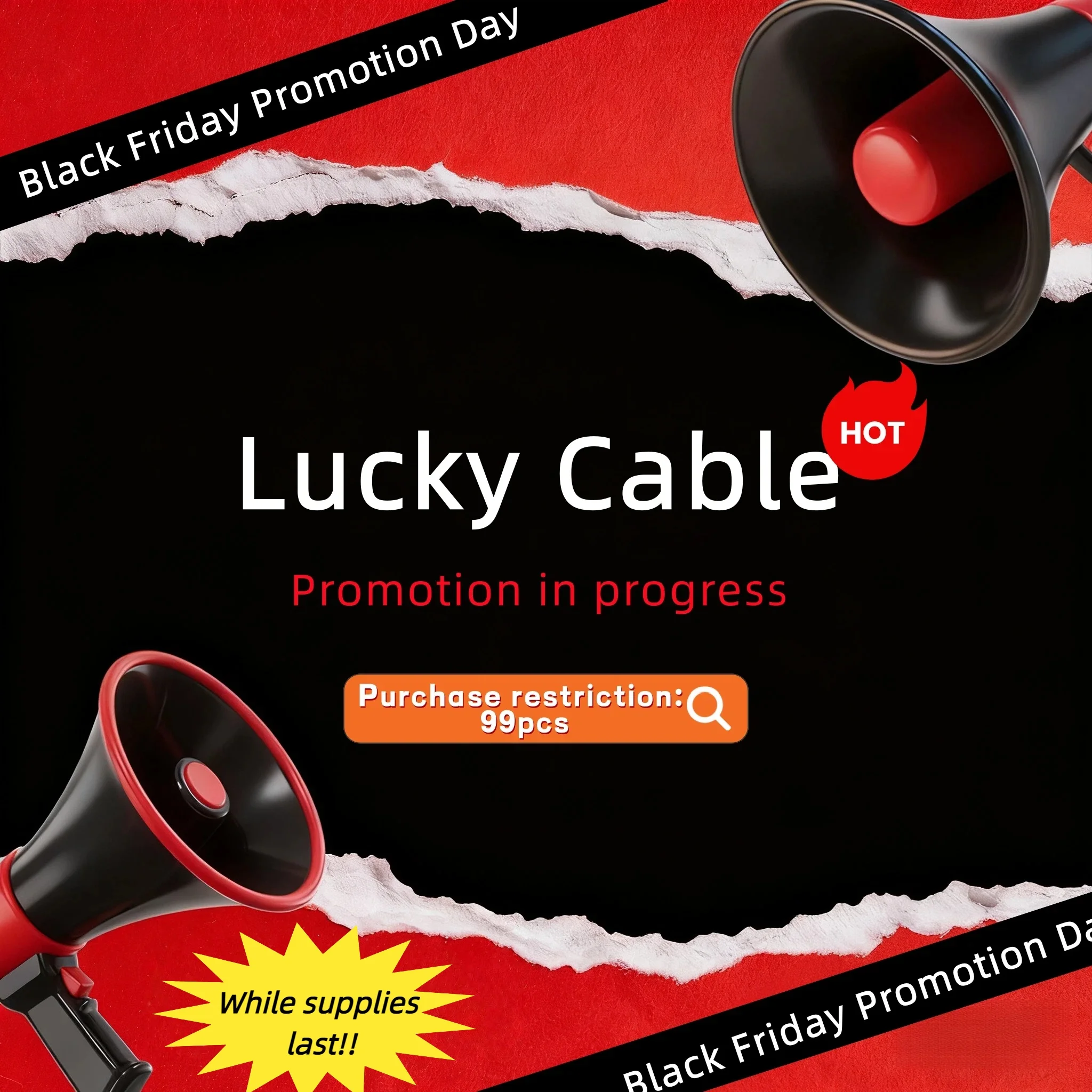 XINHS BV19 Black Friday Lucky Cable HiFi Earphone Upgrade Cable
XINHS BV19 Black Friday Lucky Cable HiFi Earphone Upgrade Cable