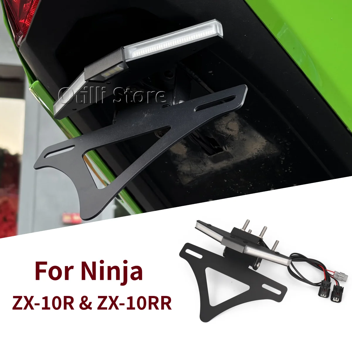 New For KAWASAKI Ninja ZX10RR ZX10R ZX-10R ZX-10RR Motorcycle Tail Tidy License Plate Holder Rear Fender Eliminator LED Light
New For KAWASAKI Ninja ZX10RR ZX10R ZX-10R ZX-10RR Motorcycle Tail Tidy License Plate Holder Rear Fender Eliminator LED Light