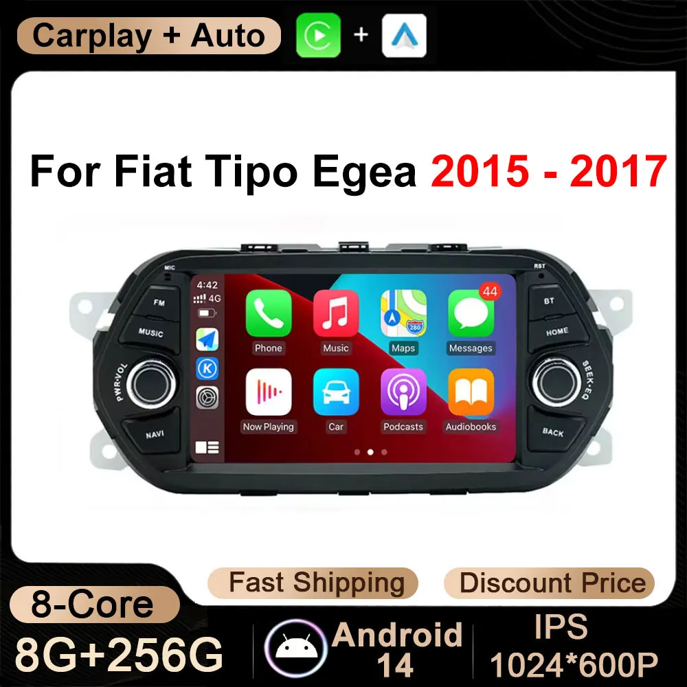IPS Screen Android 14 Carplay 4G Autoradio For Fiat Tipo Egea 2015 2016 2017 Car Radio Multimedia Video Player GPS Stereo 2din
IPS Screen Android 14 Carplay 4G Autoradio For Fiat Tipo Egea 2015 2016 2017 Car Radio Multimedia Video Player GPS Stereo 2din