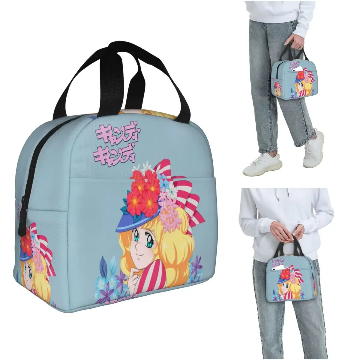 Candy Candy Anime Manga Insulated Lunch Bag for Women Kids Leakproof Food Boxes Thermal Lunch Box Tote
Candy Candy Anime Manga Insulated Lunch Bag for Women Kids Leakproof Food Boxes Thermal Lunch Box Tote