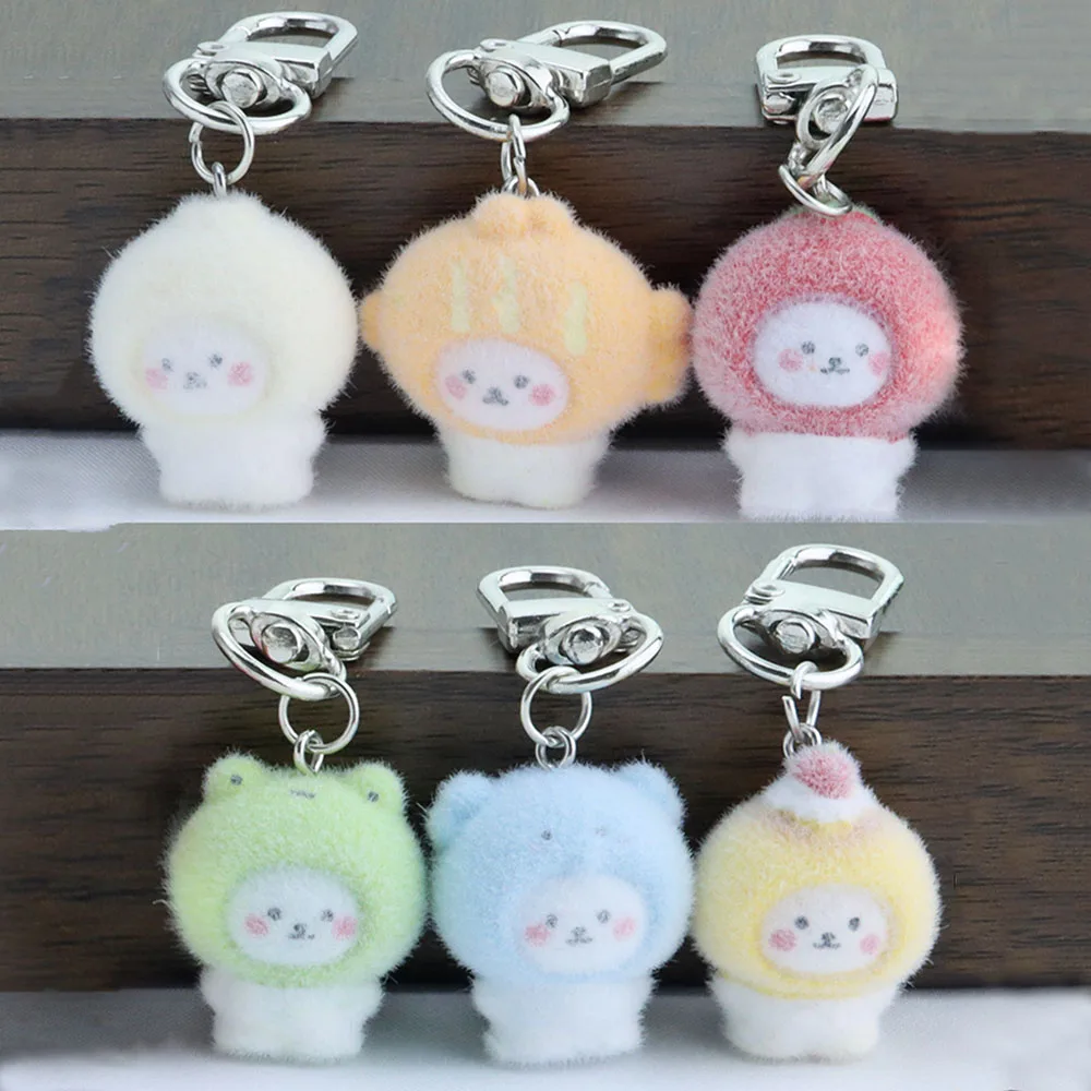 6Pcs Flocked Pendant Cartoon Cute Grain Resin Little Bear Creative Cute DIY Keychain Mobile Phone Chain Car Bag Pendant
6Pcs Flocked Pendant Cartoon Cute Grain Resin Little Bear Creative Cute DIY Keychain Mobile Phone Chain Car Bag Pendant