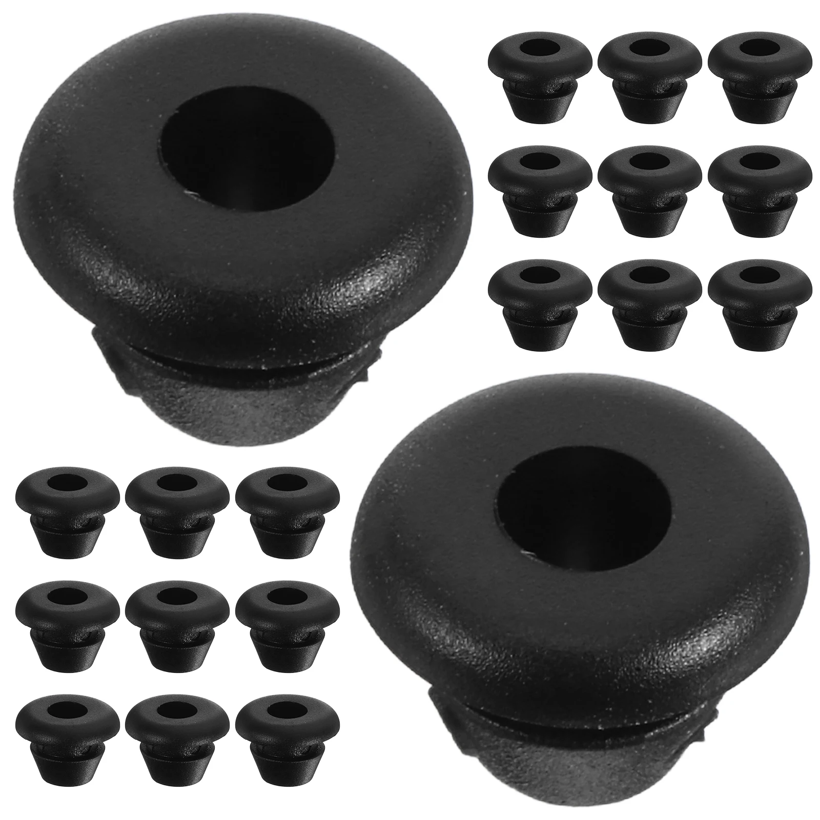 200Pcs Rubber Grommets Black Durable Cable Protectors Wiring Hole Seal Plugs Electrical Automotive Wire Protector 
200Pcs Rubber Grommets Black Durable Cable Protectors Wiring Hole Seal Plugs Electrical Automotive Wire Protector