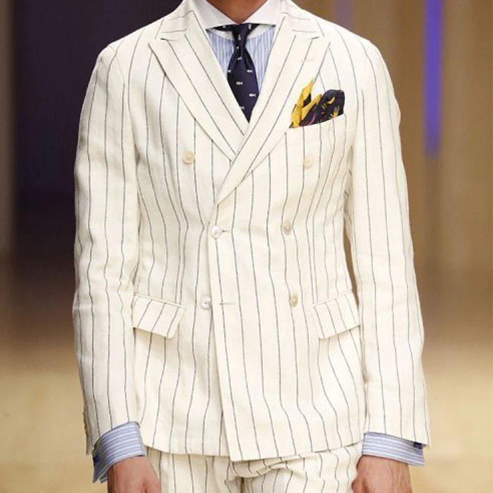 2 Pieces Suit Male Clothes Business Men's Suit for Wedding Long Sleeves Blazer Jacket Pants Set Fit Bow Collar Stripe Suits
2 Pieces Suit Male Clothes Business Men's Suit for Wedding Long Sleeves Blazer Jacket Pants Set Fit Bow Collar Stripe Suits