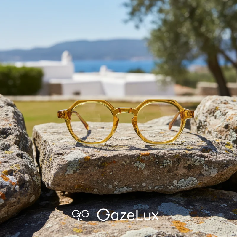 Gazelux prescription glasses for women and men, designed round glasses, anti blue light, acetate frame, myopia & reading glasses
Gazelux prescription glasses for women and men, designed round glasses, anti blue light, acetate frame, myopia & reading glasses