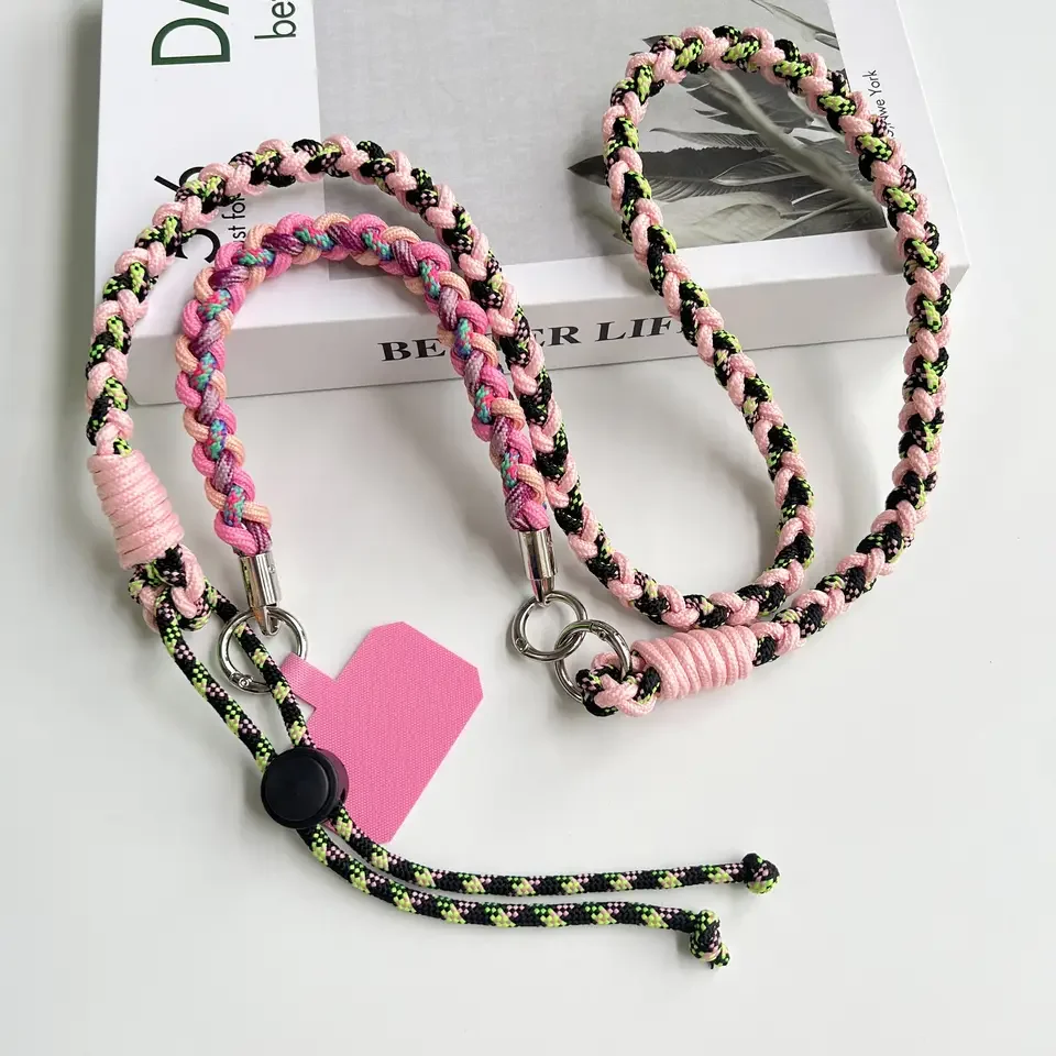 DIY Hand-Woven Multi-Functional Mobile Phone Lanyard, Adjustable Crossbody Shoulder Strap, Long Rope, Wrist Chain, Short Rope
DIY Hand-Woven Multi-Functional Mobile Phone Lanyard, Adjustable Crossbody Shoulder Strap, Long Rope, Wrist Chain, Short Rope