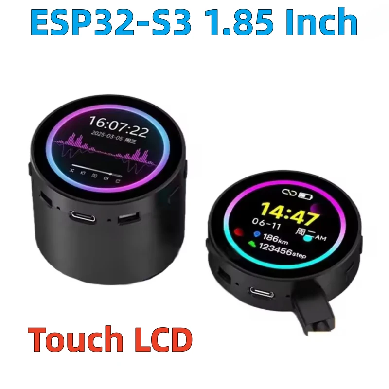 ESP32-S3 1.85 Inch Round LCD Development Board 360×360 Speaker Box Support Wi-Fi & BLE 5 AI Voice Chat Robot
ESP32-S3 1.85 Inch Round LCD Development Board 360×360 Speaker Box Support Wi-Fi & BLE 5 AI Voice Chat Robot
