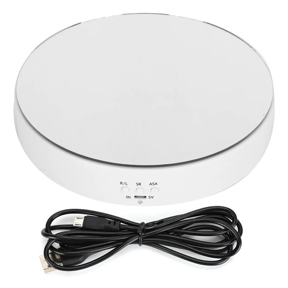 New High Quality 3 Gears Rotating Display Stand 360 Degree Matte Finish Electric Rotating Turntable Black Color USB Power Cable
New High Quality 3 Gears Rotating Display Stand 360 Degree Matte Finish Electric Rotating Turntable Black Color USB Power Cable