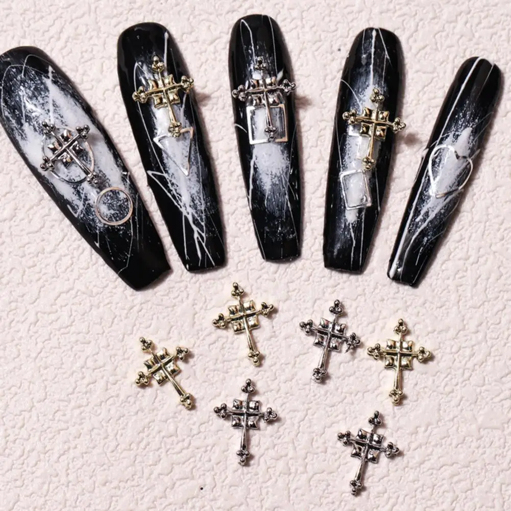 20Pcs Nail Art Charm Golden/Silver DIY Punk Cross Removable Nail Decoration Nail Salon Supply ネイルパーツ 네일파츠 decoración para uñas
20Pcs Nail Art Charm Golden/Silver DIY Punk Cross Removable Nail Decoration Nail Salon Supply ネイルパーツ 네일파츠 decoración para uñas