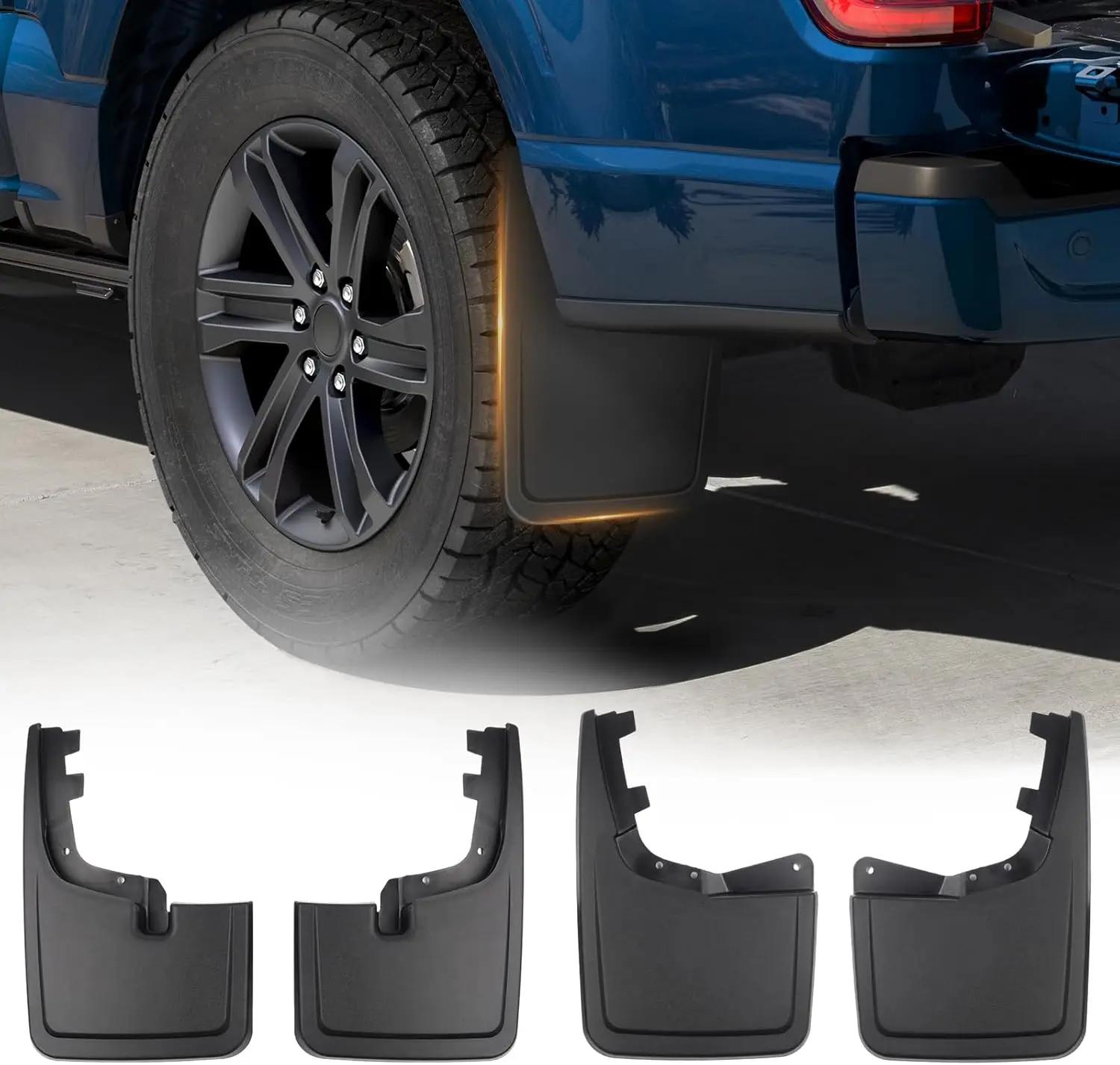 Улучшенные брызговики для Ford F150 2021-2026, всепогодные, без сверления, передние и задние, комплект из 4 штук, черные
Улучшенные брызговики для Ford F150 2021-2026, всепогодные, без сверления, передние и задние, комплект из 4 штук, черные