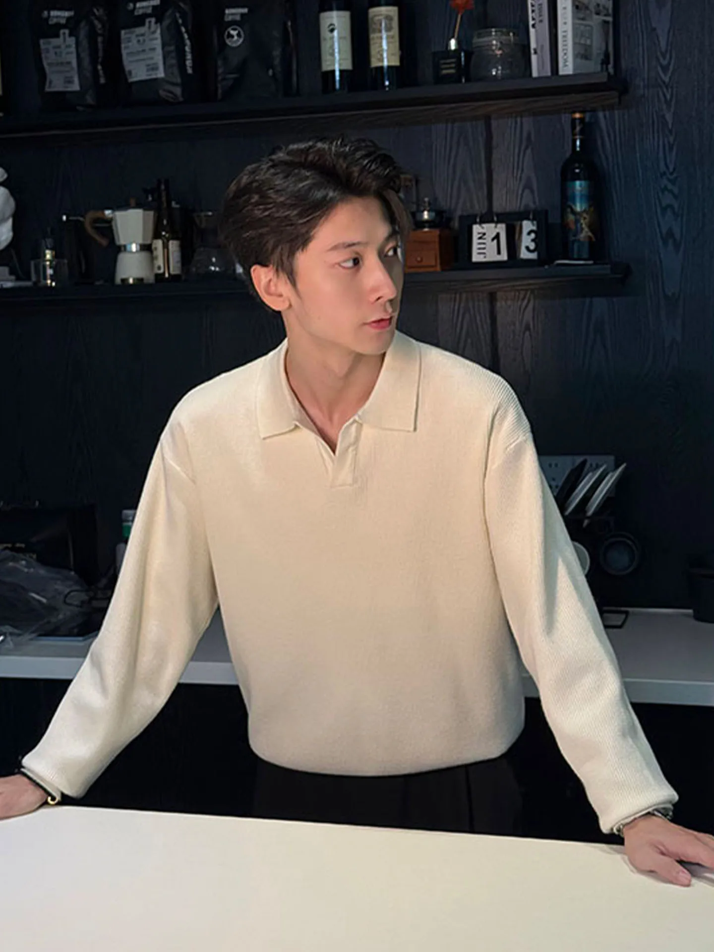 Old Money Sle Long Sve трикотаж V-Ne мужской осенний повседневный свитер с откидным воротником Lazy Base irt с узором Sea Gull
Old Money Sle Long Sve трикотаж V-Ne мужской осенний повседневный свитер с откидным воротником Lazy Base irt с узором Sea Gull