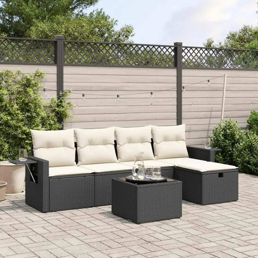 Elegant Black Garden Sofa Set Comfortable Outdoor Furniture Cushions Modern Design Stylish Patio Seating
Elegant Black Garden Sofa Set Comfortable Outdoor Furniture Cushions Modern Design Stylish Patio Seating