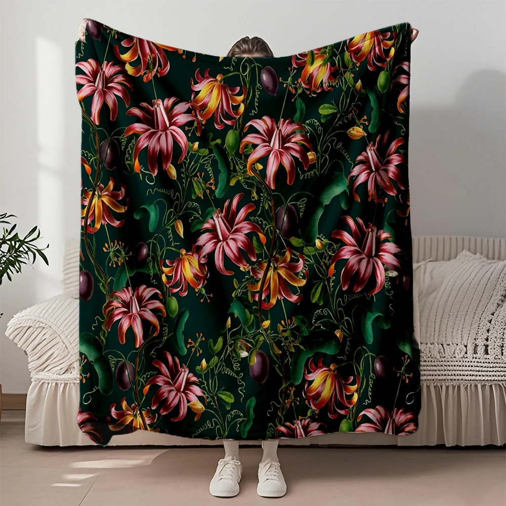 Contemporary Chic Comfort Flannel Blanket Blooming Oasis Iii Throw Decorative Throw With No-shedding Machine-washable Blankets
Contemporary Chic Comfort Flannel Blanket Blooming Oasis Iii Throw Decorative Throw With No-shedding Machine-washable Blankets
