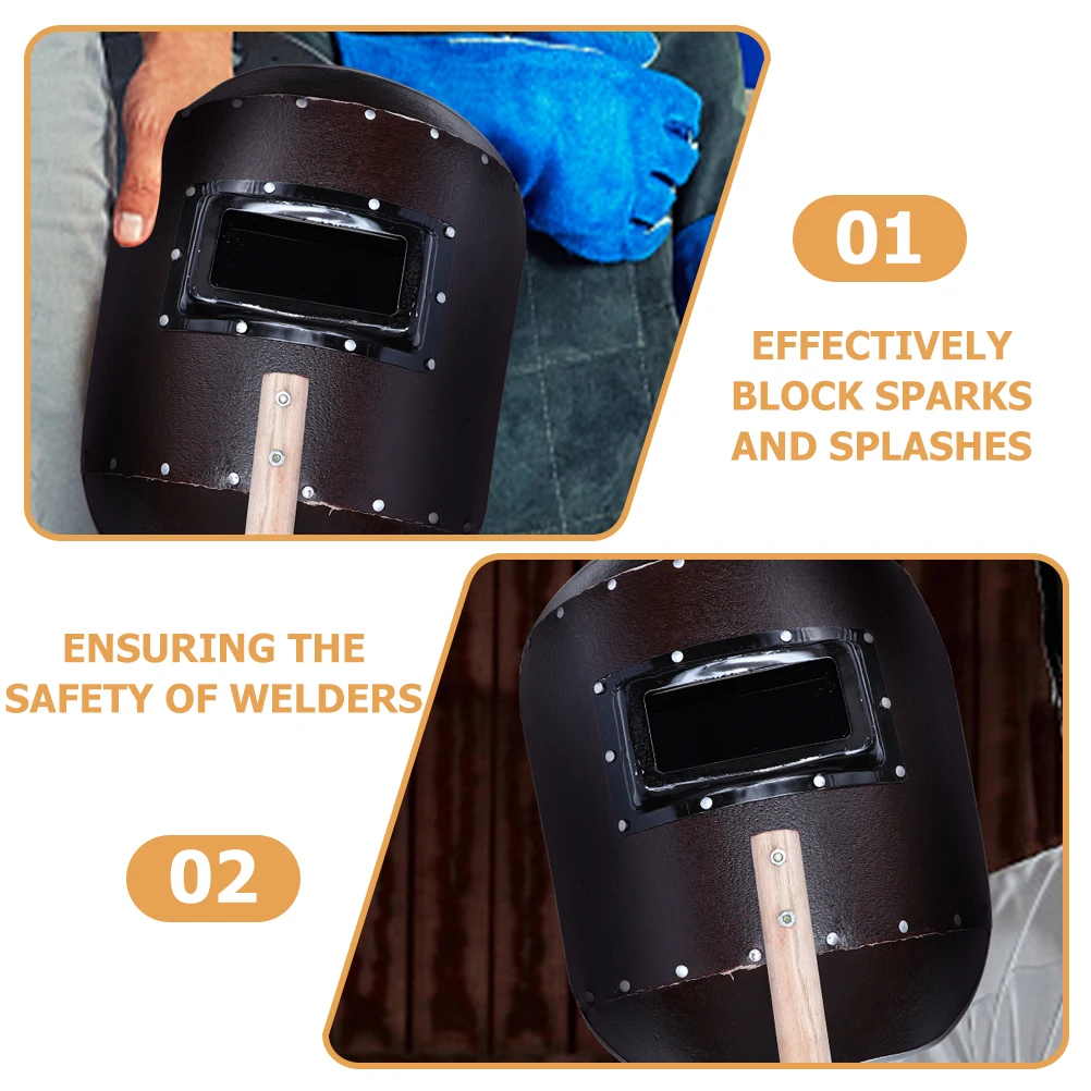 2Pcs Welding Hood Handheld Shield Steel Paper Design Welder Shield For Men Replacement Cover Lightweight
2Pcs Welding Hood Handheld Shield Steel Paper Design Welder Shield For Men Replacement Cover Lightweight