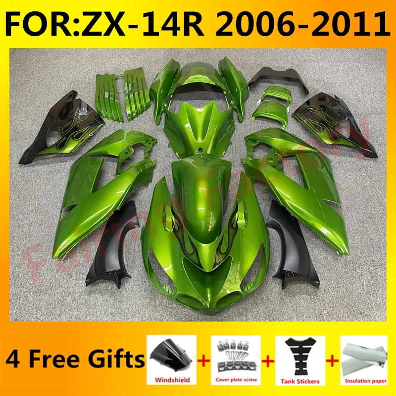 Motorcycle Fairings Kit for Ninja ZX-14R 2006 2007 2008 2009 2010 2011 ZX14R zx 14r 06 07 08 bodywork fairing set black green
Motorcycle Fairings Kit for Ninja ZX-14R 2006 2007 2008 2009 2010 2011 ZX14R zx 14r 06 07 08 bodywork fairing set black green