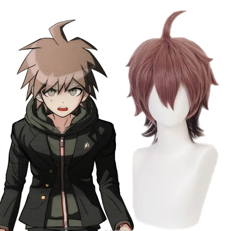 Anime Danganronpa Cosplay Makoto Naegi Wig Short Dark Brown Synthetic Heat Resistant Hair Wigs for Halloween Cosplay Party
Anime Danganronpa Cosplay Makoto Naegi Wig Short Dark Brown Synthetic Heat Resistant Hair Wigs for Halloween Cosplay Party