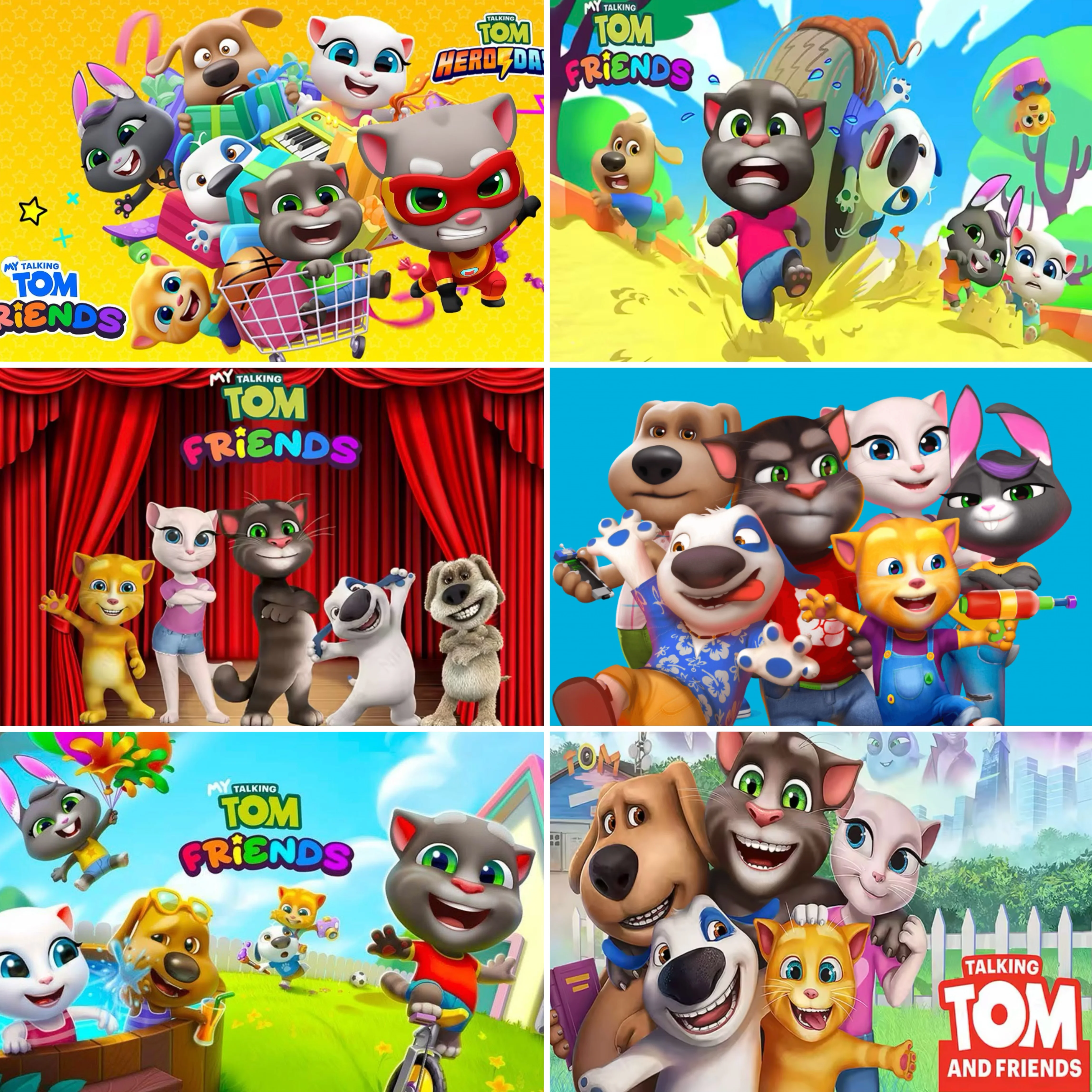 Cartoon Talking Tom And Friends Backdrop Kids Birthday Party Photography Background Cute Cat Poster Phtot PropsKids Gift
Cartoon Talking Tom And Friends Backdrop Kids Birthday Party Photography Background Cute Cat Poster Phtot PropsKids Gift