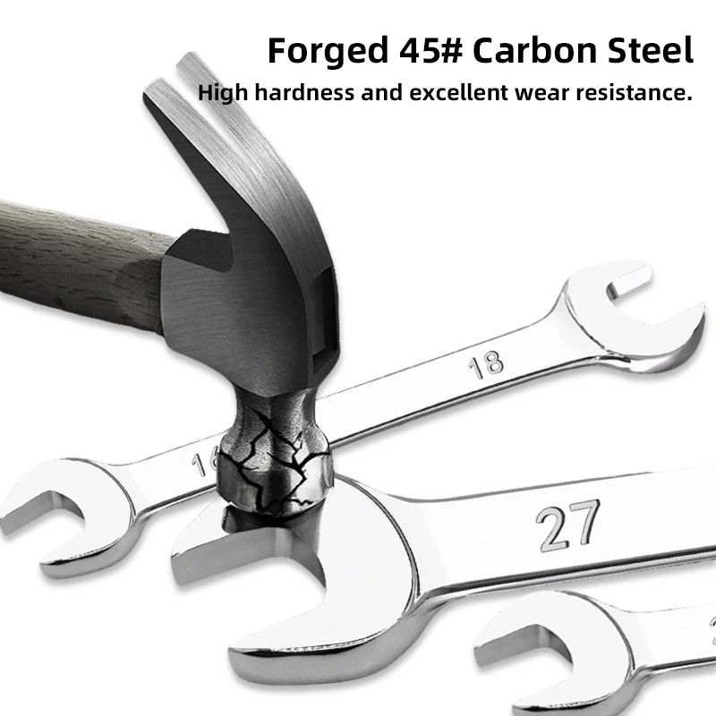 Professional High Torque Chrome Vanadium Metric 6-32mm Mirror Polished Industrial Grade Hardware Hand Tool Double Open Wrench
Professional High Torque Chrome Vanadium Metric 6-32mm Mirror Polished Industrial Grade Hardware Hand Tool Double Open Wrench