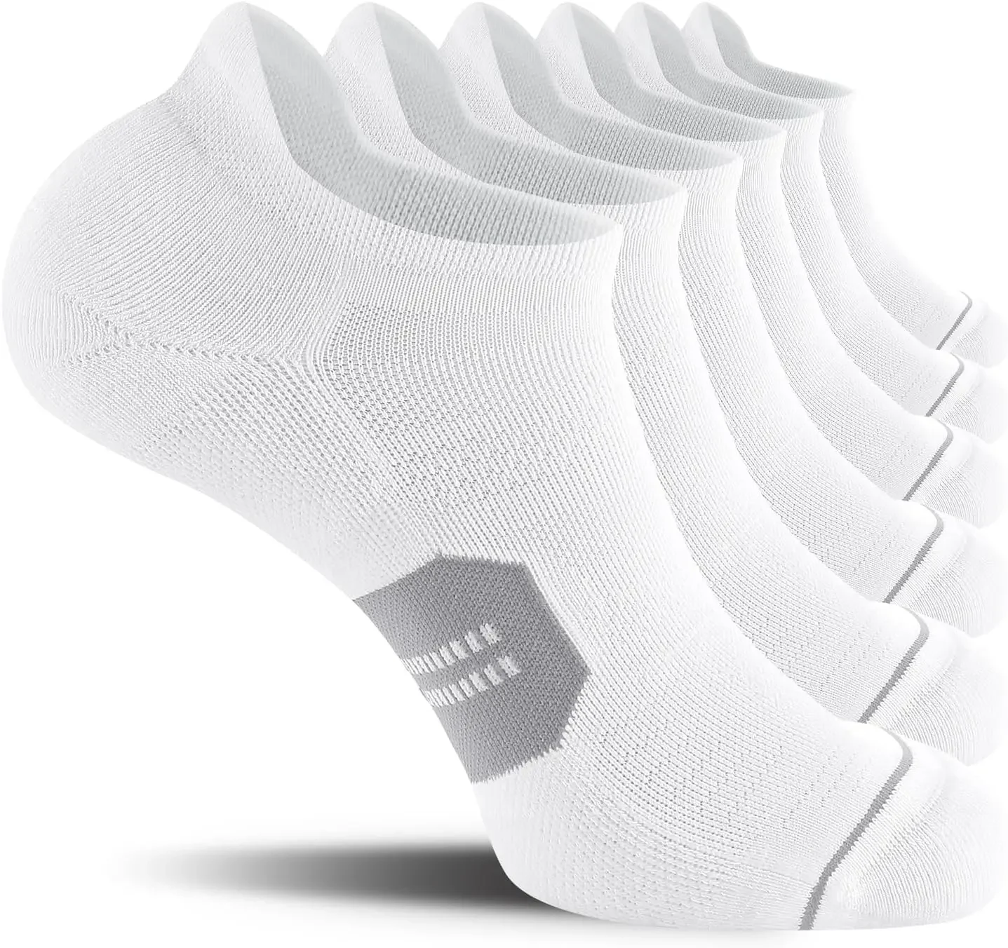 Men's Ankle Running Socks with Cushion Low Cut Athletic Tab Socks for Men Women 6 Pack
Men's Ankle Running Socks with Cushion Low Cut Athletic Tab Socks for Men Women 6 Pack