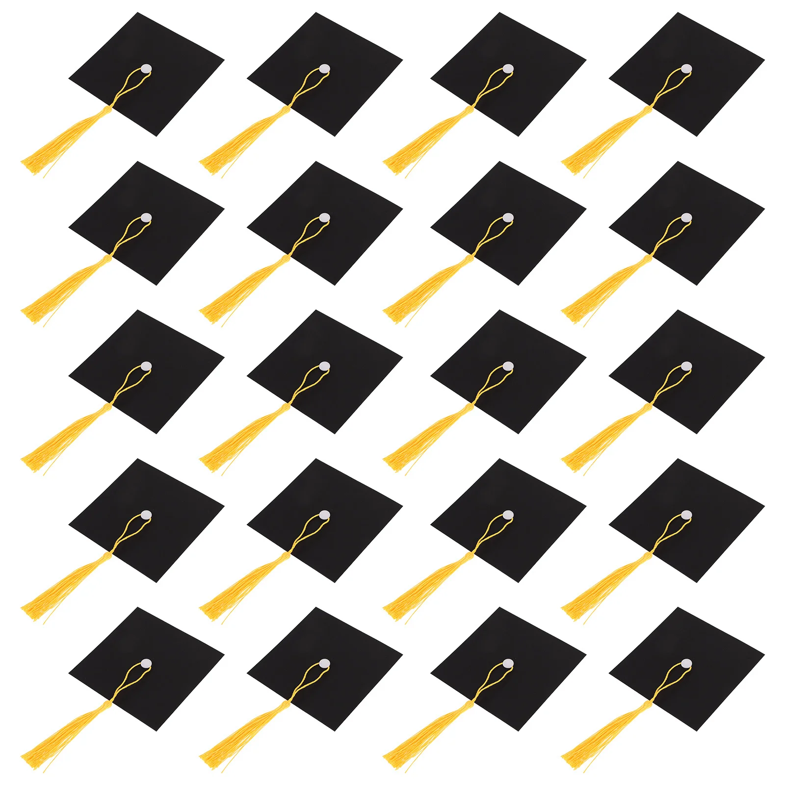20Pcs Graduation Cap Cupcake Toppers Black Doctoral Grad Hat Tassel Unique Chocolate Decorations Graduation Party Favors
20Pcs Graduation Cap Cupcake Toppers Black Doctoral Grad Hat Tassel Unique Chocolate Decorations Graduation Party Favors