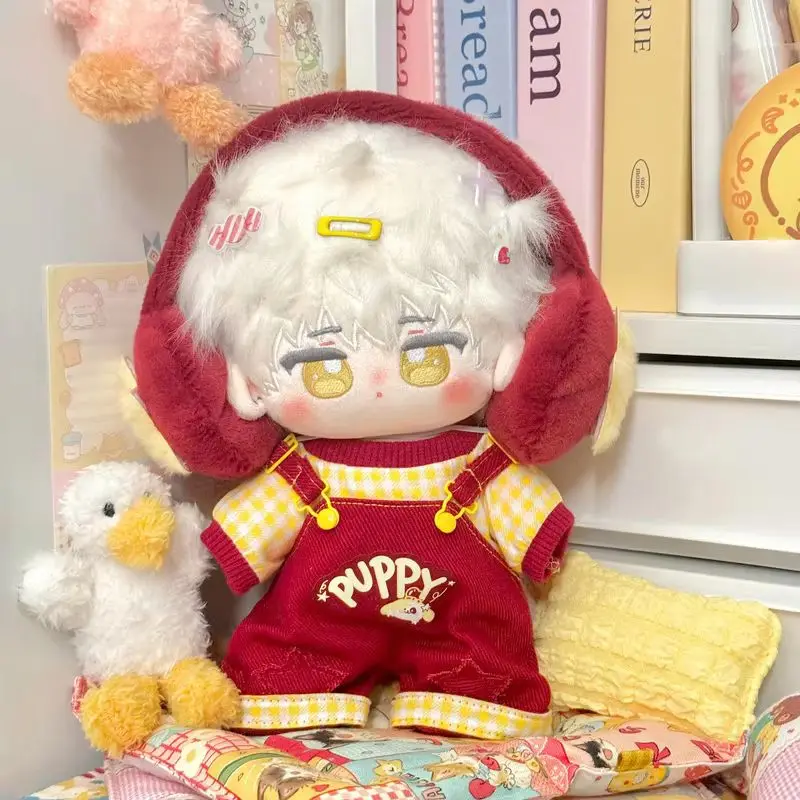 Only Clothes Suitable For 20cm Cotton Doll Clothes Set Shoulder Pants Cute Mini Doll Clothes Sportswear Cartoon Clothing Gift
Only Clothes Suitable For 20cm Cotton Doll Clothes Set Shoulder Pants Cute Mini Doll Clothes Sportswear Cartoon Clothing Gift