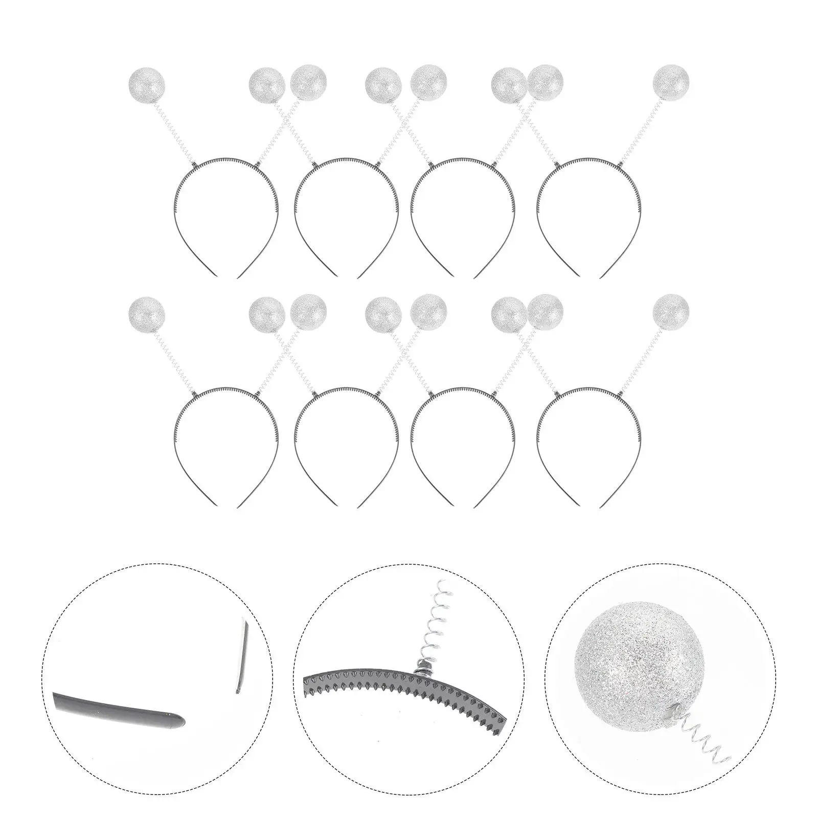 8pcs Froth Pompom Party Hair Hoops Cute Antenna Headbands Decorative Hair Accessories Costume Cosplay Props Halloween
8pcs Froth Pompom Party Hair Hoops Cute Antenna Headbands Decorative Hair Accessories Costume Cosplay Props Halloween