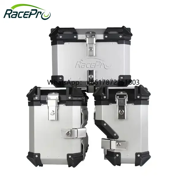 RACEPRO 45L Motorcycle Aluminum Top Box With 32L 38L Side Panniers for R1300GS R1300 GS 2024
RACEPRO 45L Motorcycle Aluminum Top Box With 32L 38L Side Panniers for R1300GS R1300 GS 2024