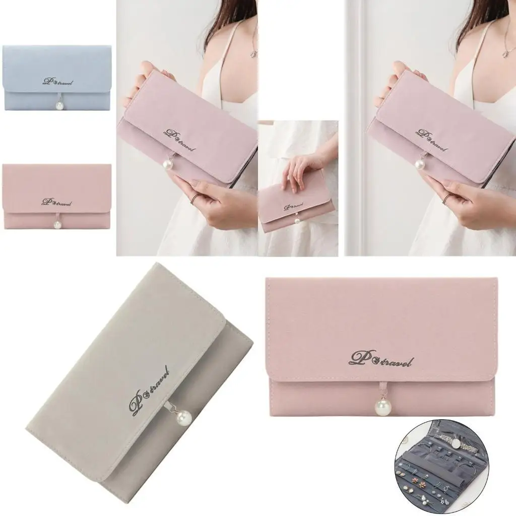 J78F Элегантная дорожная сумка с ювелирными украшениями в рулонах, удобный футляр для ювелирных изделий для нескольких идеальный
J78F Элегантная дорожная сумка с ювелирными украшениями в рулонах, удобный футляр для ювелирных изделий для нескольких идеальный