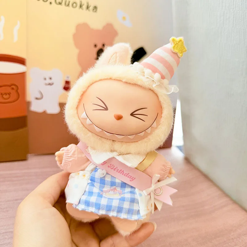 Labubu Doll Clothes Birthday Party 15/17cm Labubu I II Idol Dolls Plush Doll'S Clothes Sitting Party Accessories DIY Gifts
Labubu Doll Clothes Birthday Party 15/17cm Labubu I II Idol Dolls Plush Doll'S Clothes Sitting Party Accessories DIY Gifts