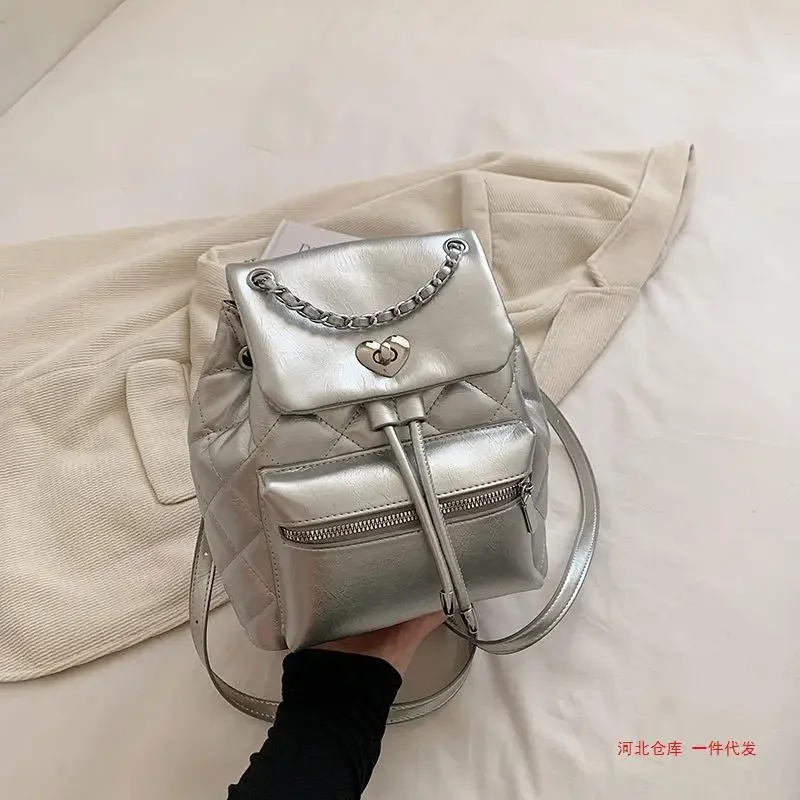 2025 Summer New Korean - style High - end Fashion Chain Backpack Bag - Large - capacity Shoulder Messenger Bag for Women
2025 Summer New Korean - style High - end Fashion Chain Backpack Bag - Large - capacity Shoulder Messenger Bag for Women