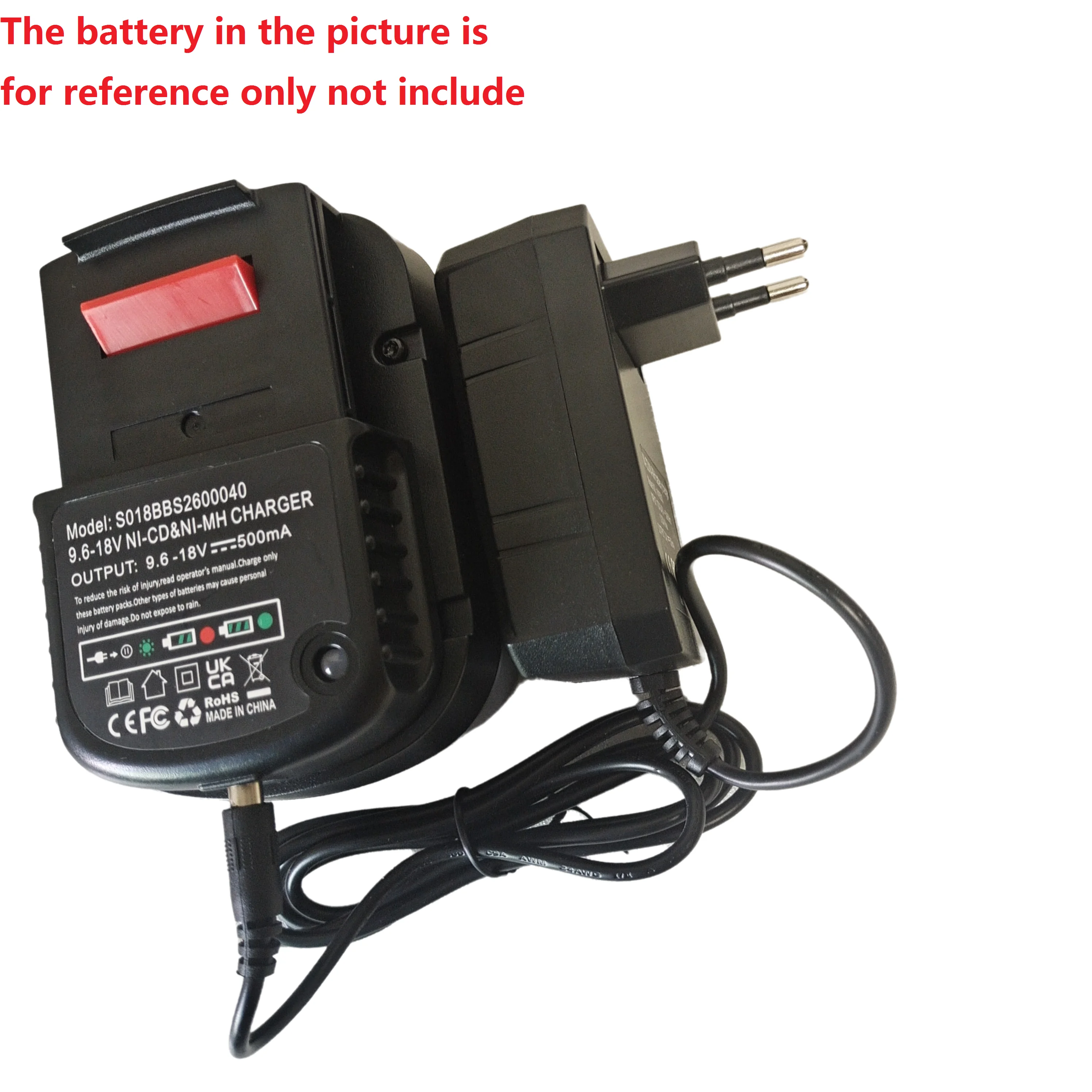 Suitable for Black&Decker 9.6V 12V-18V A12, A12-XJ, A12EX, FS120B, FSB12, HPB12 Fsb18 High quality Ni-cd&Ni-Mh Battery Charger
Suitable for Black&Decker 9.6V 12V-18V A12, A12-XJ, A12EX, FS120B, FSB12, HPB12 Fsb18 High quality Ni-cd&Ni-Mh Battery Charger