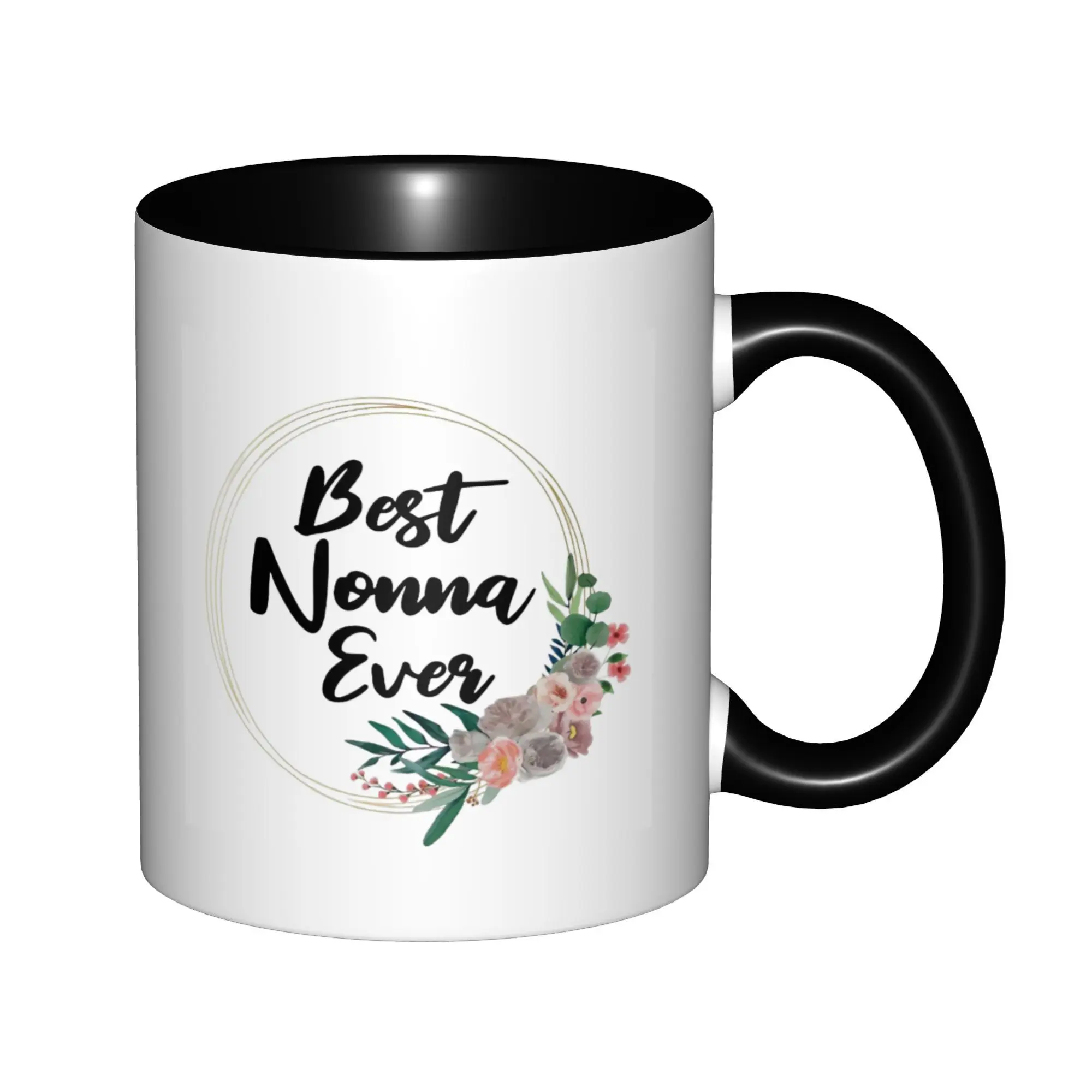 Best Nonna Ever Floral Mug Cup,Best Grandma Mugs With Black Handle Birthday Coffee Mugs Ceramic Tea Cups 11oz
Best Nonna Ever Floral Mug Cup,Best Grandma Mugs With Black Handle Birthday Coffee Mugs Ceramic Tea Cups 11oz
