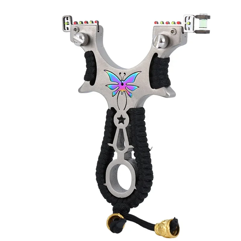 Powerful 304 Stainless Steel Slingshot Colorful Bee Design Catapult Set Outdoor Competitive Sling Hunting Shot Bow Shooting Tool
Powerful 304 Stainless Steel Slingshot Colorful Bee Design Catapult Set Outdoor Competitive Sling Hunting Shot Bow Shooting Tool