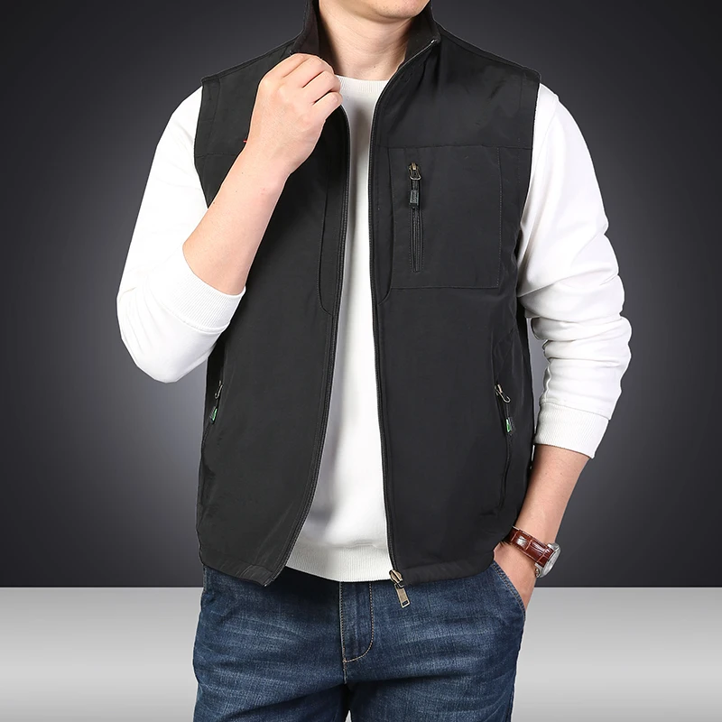 Жилет Верхняя одежда без рукавов Минималистичная одежда Утолщенный мужской уличный флисовый жилет с несколькими карманами Повседневная рабочая одежда
Жилет Верхняя одежда без рукавов Минималистичная одежда Утолщенный мужской уличный флисовый жилет с несколькими карманами Повседневная рабочая одежда