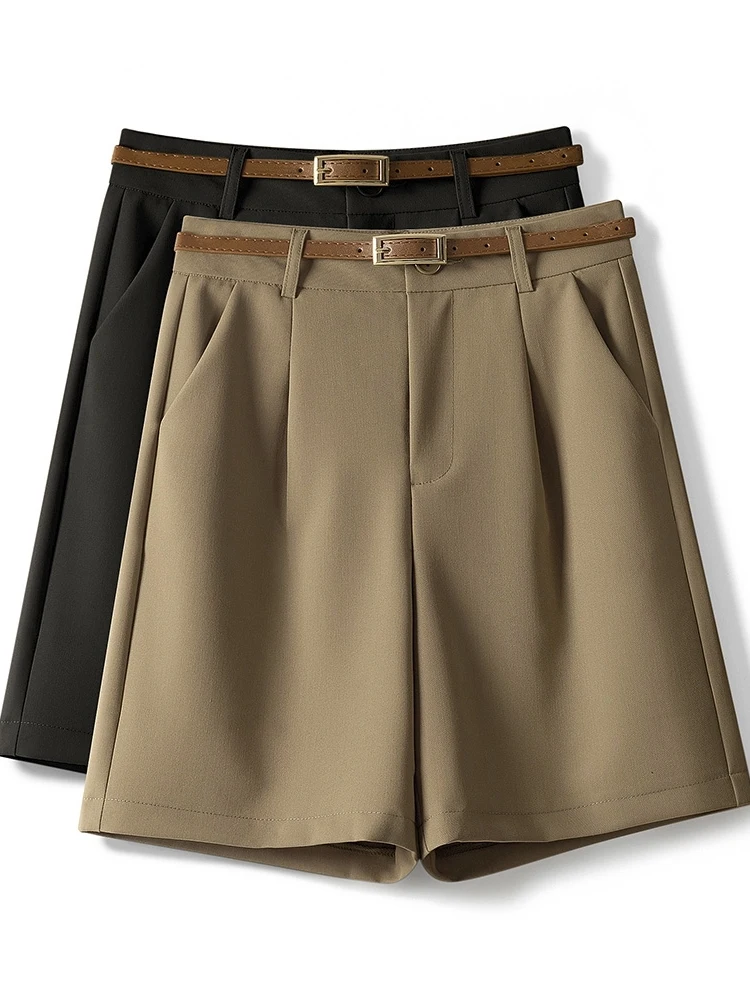 High Waist A-Line Wide Leg Pants Women's Suit Shorts Drapey Casual Trousers Five-Point Pants Summer Fashion Ladies' Pants
High Waist A-Line Wide Leg Pants Women's Suit Shorts Drapey Casual Trousers Five-Point Pants Summer Fashion Ladies' Pants