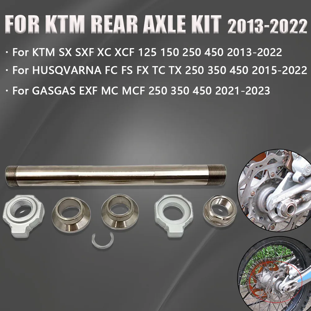 2013-2022 For KTM HUSQVARNA GASGAS Motorcycle Rear Axle Bushing Nut Adjusting Block Wheel Hub Shaft Kit SX SXF XC XCF FC FX TC
2013-2022 For KTM HUSQVARNA GASGAS Motorcycle Rear Axle Bushing Nut Adjusting Block Wheel Hub Shaft Kit SX SXF XC XCF FC FX TC