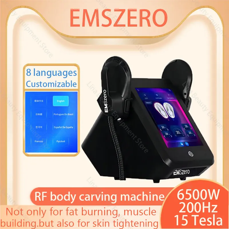EMSZERO Stimulus Muscle Growth Fat Reduction Machine Professional RF Body Shaping and Beauty Device 6500W 15 Tesla EMS Machine
EMSZERO Stimulus Muscle Growth Fat Reduction Machine Professional RF Body Shaping and Beauty Device 6500W 15 Tesla EMS Machine