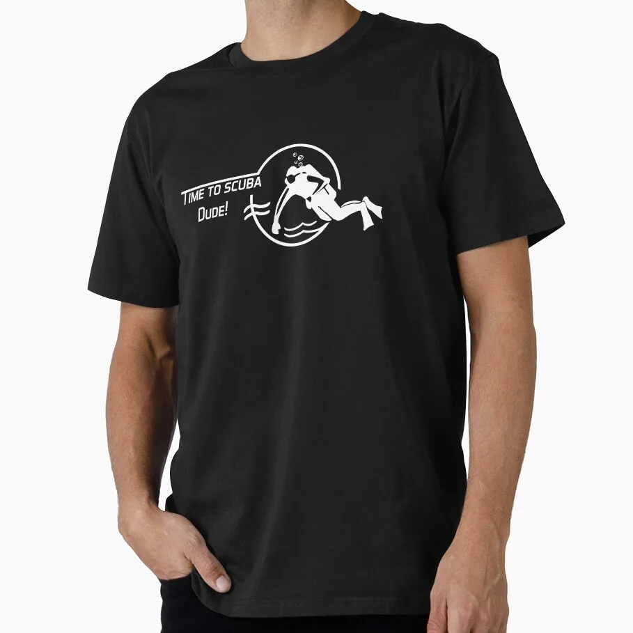 Time to scuba dude white Scuba Diving Gift T-shirt 100% Cotton print tee Short Sleeve Graphic Clothes All size Tops S-6XL
Time to scuba dude white Scuba Diving Gift T-shirt 100% Cotton print tee Short Sleeve Graphic Clothes All size Tops S-6XL