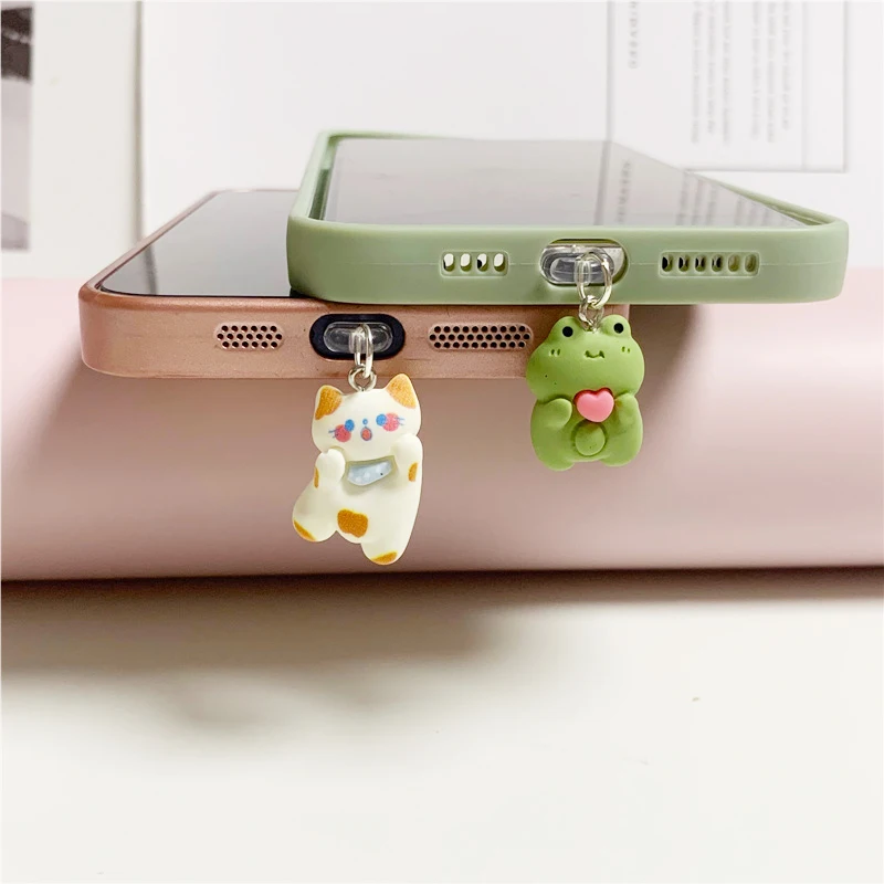 Cute Little Frog Phone Dust Plug Pendant for iPhone Samsung Xiaomi Type-C/iOS Interface Cell Dust Plug Accessories
Cute Little Frog Phone Dust Plug Pendant for iPhone Samsung Xiaomi Type-C/iOS Interface Cell Dust Plug Accessories
