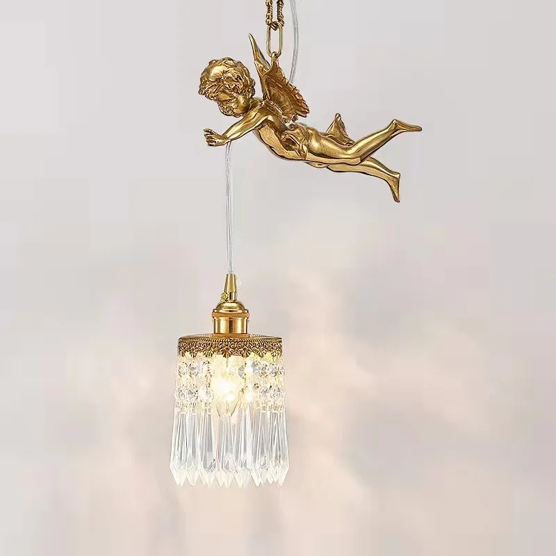 Balcony, aisle, entrance bay window, bedroom bedside crystal all-copper lamps
Balcony, aisle, entrance bay window, bedroom bedside crystal all-copper lamps