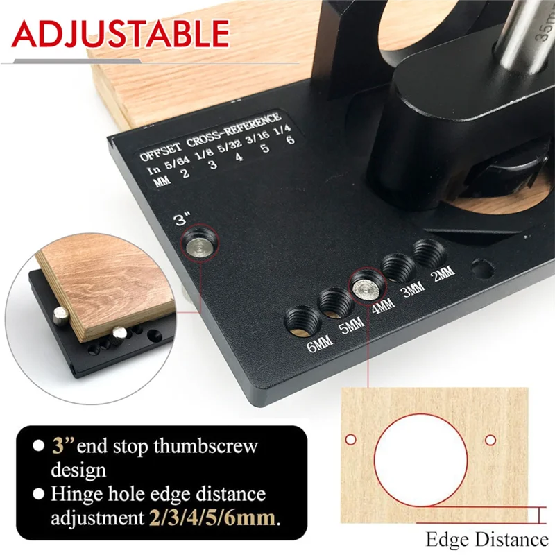 A84E-Cabinet Hinge Jig 35Mm Concealed Hinge Drilling Tool For Woodworking Door Mounting
A84E-Cabinet Hinge Jig 35Mm Concealed Hinge Drilling Tool For Woodworking Door Mounting