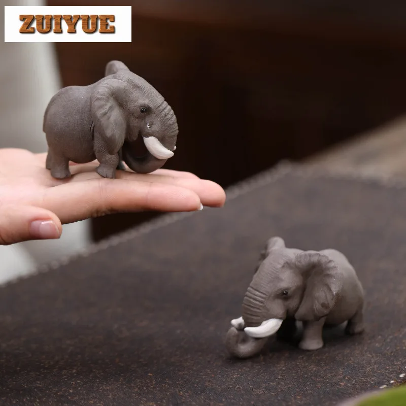 Yixing Zisha Elephant Tea Pet Handmade Lucky Model Tea Figurine Play Toys Tea Statue Ornaments Tea Table Supplies Decoration
Yixing Zisha Elephant Tea Pet Handmade Lucky Model Tea Figurine Play Toys Tea Statue Ornaments Tea Table Supplies Decoration