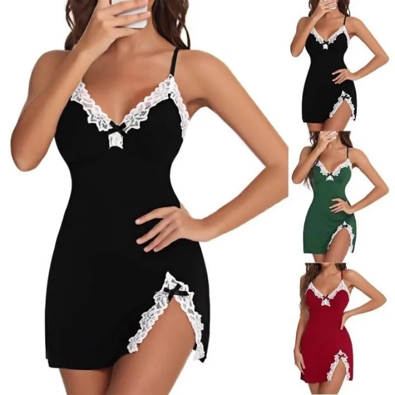 European and American Large-size Underwear, Young Women's Underwear, Slim-fitting Suspenders Gather Backless Nightdress Set
European and American Large-size Underwear, Young Women's Underwear, Slim-fitting Suspenders Gather Backless Nightdress Set