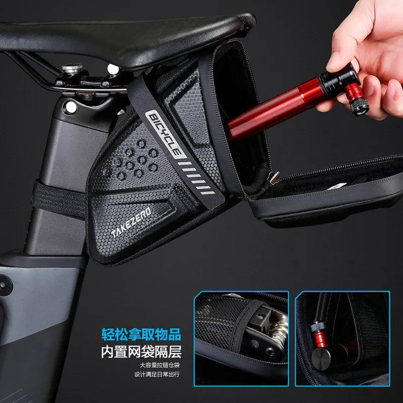 1L Hard Shell EVA Bike Saddle Bag for Mountain Road Bicycle Cycling Accessories Storage Bicycle Bags Panniers Accessories
1L Hard Shell EVA Bike Saddle Bag for Mountain Road Bicycle Cycling Accessories Storage Bicycle Bags Panniers Accessories