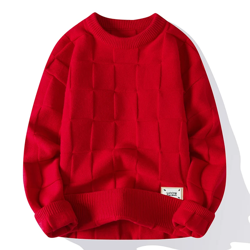 2023 New Autumn Harajuku Loose Mens Sweater Top Quality Soft Warm Knit Pullover Men Clothing Korean Winter Fashion Plaid Jumpers
2023 New Autumn Harajuku Loose Mens Sweater Top Quality Soft Warm Knit Pullover Men Clothing Korean Winter Fashion Plaid Jumpers