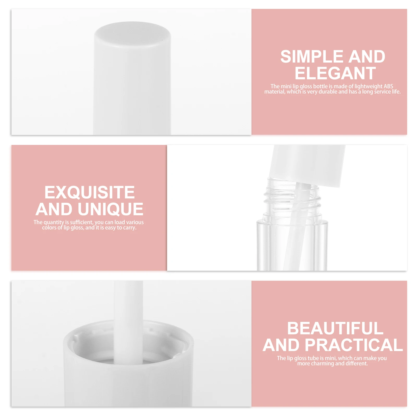 10pcs Empty Bottles Refillable 3Ml Mini Lip Gloss Tubes Travel Size Portable Lip Gloss Vials For Diy Lipstick Packaging
10pcs Empty Bottles Refillable 3Ml Mini Lip Gloss Tubes Travel Size Portable Lip Gloss Vials For Diy Lipstick Packaging