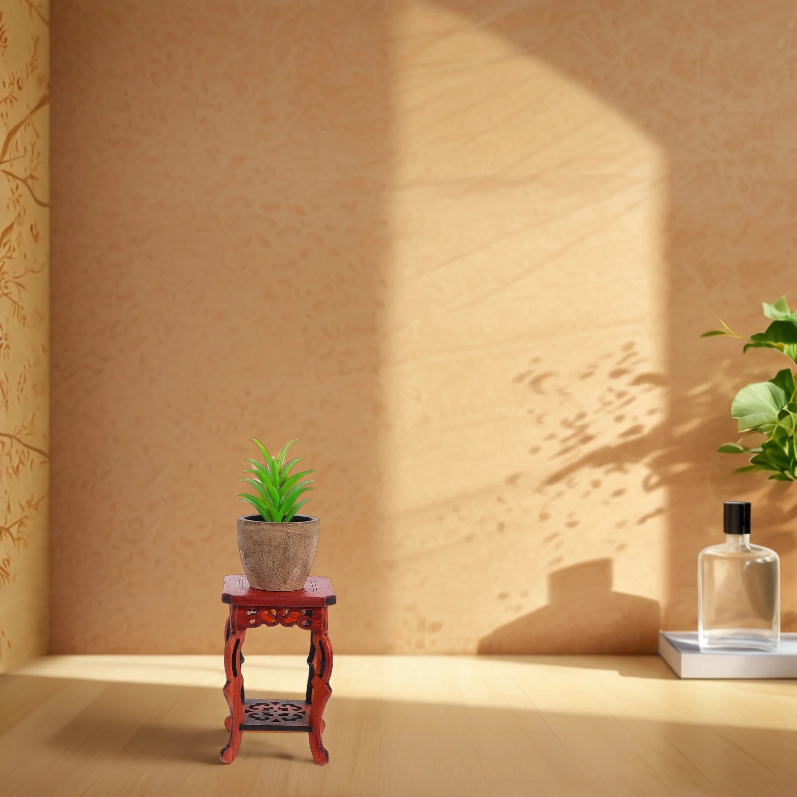 Wood Bonsai Stand Handcrafted Pedestal Base Indoor Plant Display Decorative Pedestal Stand Wooden Display Base for Potted Plants 
Wood Bonsai Stand Handcrafted Pedestal Base Indoor Plant Display Decorative Pedestal Stand Wooden Display Base for Potted Plants