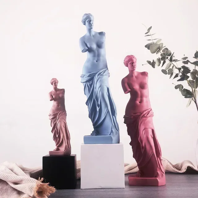 Скандинавская гипсовая скульптура Venus, Статуэтка из смолы, украшения для шкафа, офиса, стола, поделки, для дома, гостиной, Настольная Статуэтка
Скандинавская гипсовая скульптура Venus, Статуэтка из смолы, украшения для шкафа, офиса, стола, поделки, для дома, гостиной, Настольная Статуэтка