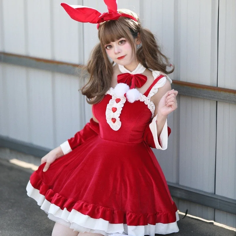 Popular Christmas Cosplay Costumes Campus Stage Performance New Year's Day Family Party Costumes Sexy Rabbit Cosplay Costumes
Popular Christmas Cosplay Costumes Campus Stage Performance New Year's Day Family Party Costumes Sexy Rabbit Cosplay Costumes