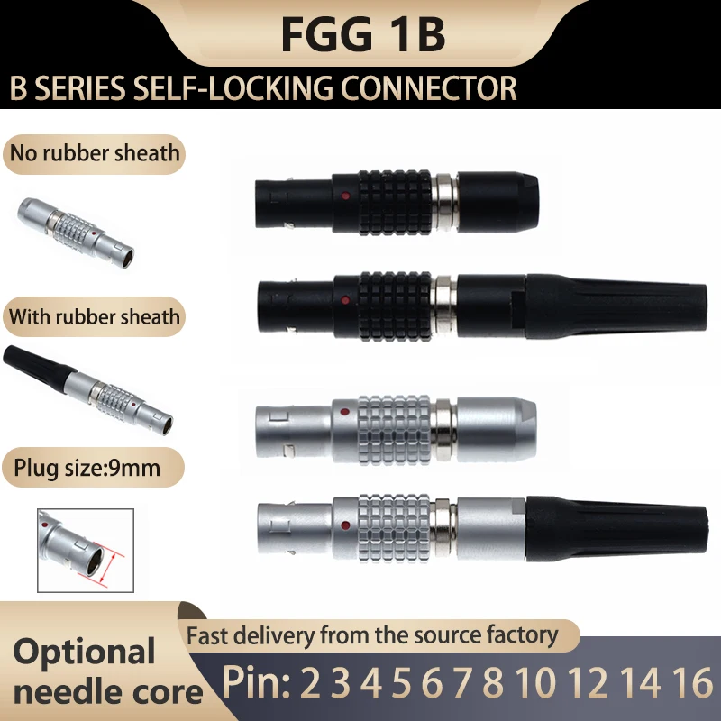 Авиационная вилка 1B FGG Упаковка 1,3,5 шт. 2.3.4.5.6.7.8.10.12.14.16 Сердечники иглы опционально Используются для передачи аудиосигнала
Авиационная вилка 1B FGG Упаковка 1,3,5 шт. 2.3.4.5.6.7.8.10.12.14.16 Сердечники иглы опционально Используются для передачи аудиосигнала